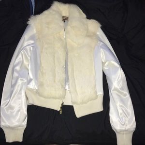 REAL rabbit fur jacket